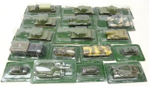Collection of Diecast Military Tanks,