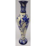 Moorcroft Pottery vase decorated in the 'Australian Orchid' pattern designed by Kerry Goodwin,