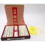 Mah-Jong set in original case and card slip Condition Report <a href='//www.