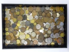 Collection of Great British and World coins including; 1986 two pound coin,
