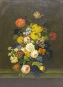 'Still Life of Flowers and Fruit',