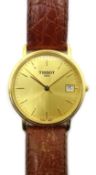 Tissot 1853 gold-plated wristwatch date aperture t870/970 Condition Report <a