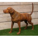 Cast iron model of a standing Labrador, L91cm Condition Report <a href='//www.