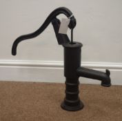 Victorian style cast iron water pump,