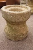 Circular granite mortar, H37cm Condition Report <a href='//www.davidduggleby.