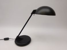 Black finish angular metal desk lamp, H40cm Condition Report <a href='//www.