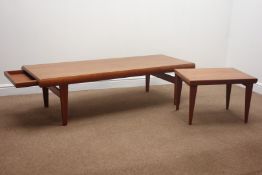 Trioh - Danish teak rectangular coffee table,