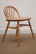ercol 'Windsor' elm and beech dressing table chair Condition Report <a