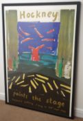 David Hockney (British 1934-): 'Paint the Stage',