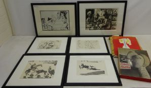 After Pablo Picasso (Spanish 1881-1973): Figurative Studies, six lithographs pub.