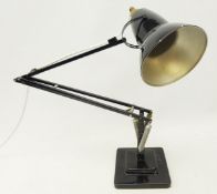 Herbert Terry & Sons Anglepoise black finish lamp,