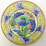 Charlotte Rhead for Burleigh Ware charger decorated in the 'Persian' pattern no.