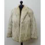Saga Fox short fur coat, size 10 Condition Report <a href='//www.davidduggleby.