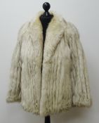 Saga Fox short fur coat, size 10 Condition Report <a href='//www.davidduggleby.
