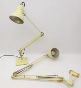 Herbert Terry & Sons Anglepoise wall mounted lamp and matching desk lamp (2) Condition