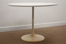 Arkana style circular table, tulip shaped base, D99cm,
