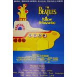 The Beatles Yellow Submarine (1999) World Tour British double sided poster,