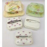 Five Victorian ceramic Sardine dishes,