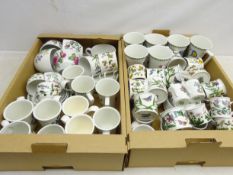 Portmeirion 'Botanic Garden' and similar tea cups & saucers and mugs in two boxes