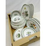 Portmeirion 'Botanic Garden' dinner ware comprising six dinner plates, four side plates,