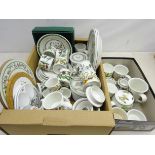 Portmerion 'Botanic Garden' tea and dinner ware and other ceramics in two boxes Condition