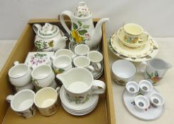 Portmeirion ceramics including 'Botanic Garden' and 'Pomona' pattern teaware,