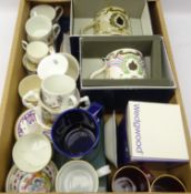 Royalty commemorative ware Victoria to Elizabeth II including mugs, beakers, plates, dishes,