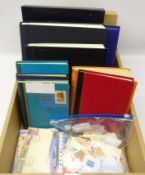 Collection of stamps in eight stockbooks/albums and loose including; presentation packs,