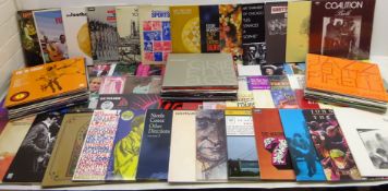 Collection of vinyl LP's including Miles Davis, Nicola Conte, Ruby Rushton,