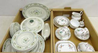 Royal Doulton 'Provencal' dinner service for six and Tuscan China and matched patterned tea ware in