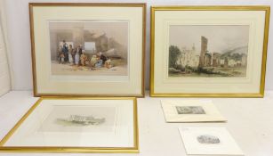 'Byland Abbey, Yorkshire', 'The Bar & Bar-Church Scarborough', 'The Museum and New Bridge,