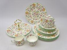 Minton 'Haddon Hall' part tea and dinner ware (21) Condition Report <a