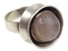 Finnish silver ring by Kaunis Koru Helsinki 1964 Condition Report size M