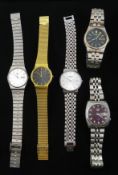 Seiko 5 automatic stainless steel wristwatch 7019-7110,