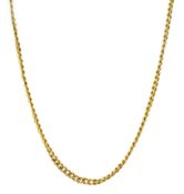 20ct gold (tested) chain necklace with barrel clasp Condition Report Approx 11.