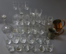 Collection of twenty nine glasses engraved and decorated with Malt & other Whisky Distilleries incl.