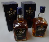 House of Lords Delux Blended Malt Scotch Whisky, aged 12 Years, 70cl, 40%vol,