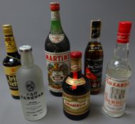 Mixed Alcohol including: Martini Rosso 1.