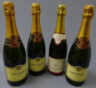 Tattinger Brut Reserve Champagne, 3 bottles and The Dorchester Champagne, all 750ml 12%vol,