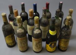 Mixed Red Wines 1979-2000 including Ducal Chianti, Jekel Vineyard Cabernet Sauvignon,