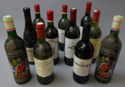 Mixed Red Wines 1985-1999 including Chateau Parent-Rocher & Puisseguin Saint-Emmilion,
