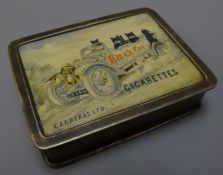 Early 20th Century Carreras Ltd Black Cat Cigarettes Advertising Vesta Case,