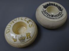 Whisky advertising match striker for Dunville's VR by The Foley Faience Co.