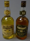 The Glenturret Pure Single Highland Malt Scotch Whisky, 8 and 15 years old, both 75cl 40%vol,
