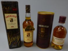 Aberlour Pure Single Highland Malt Whisky, aged 10 years in presentation tin,