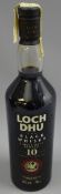Loch Dhu 'The Black Whisky' aged 10 years, 70cl 40%vol,