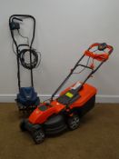 Flymo Speedi-Mo 360 C lawnmower and an Einhell electric hoe (2)