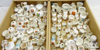 Quantity of crested ware including W.H.