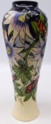 Large Moorcroft limited edition 'Star of Mikan' pattern vase designed by Sian Leeper 147/ 200 dated