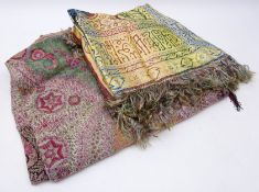 Two Eastern shawls,